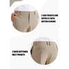 MASKERT Men's Dress Pants-Classic Fit Flat Front Work Dress Pants 29" Stretch Casual Pants Lightweight with Pockets