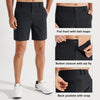 MASKERT Men Golf Shorts-7 Lightweight Casual Shorts Flat Front Hybrid Work Dress Short Quick Dry