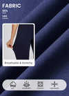 MASKERT Women's Stretchy Casual Pants, High Waisted Ankle Pants with 4 Pockets, Lightweight Travel Work Pants for Women, Business Casual Pants for Office and Golf