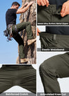 Feekit Men's Cargo Work Pants, Water-Resistant Ripstop with 7 Pockets