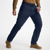 MASKERT Mens Hiking Pants Lightweight Cargo Pants Quick Dry Water Resistant Stretchy Straight Leg Travel Pant - Navy Blue - 38W*30L
