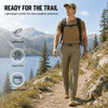 YAPPO Men's Lightweight Hiking Pants, Quick-Dry 4-Way Stretch Water-Resistant Outdoor Work Pants with 4 Pockets