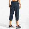 MASKERT Women's Capri Pants-Lightweight Quick Dry Cargo Hiking Capris Travel Casual Cropped Pants Zipper Pockets