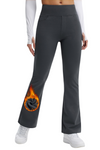 Yappo Women's Fleece Lined Bootcut Yoga Pants, High Waisted 4-Way Stretch Work Pants with 4 Pockets, 29" Inseam