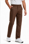 YAPPO Men's Stretch Dress Pants, Quick Dry Business Casual Slacks, Straight Fit for Office, Golf & Travel, 30" Inseam