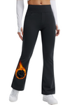 Yappo Women's Fleece Lined Bootcut Yoga Pants, High Waisted 4-Way Stretch Work Pants with 4 Pockets, 29" Inseam