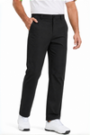 YAPPO Men's Stretch Dress Pants, Quick Dry Business Casual Slacks, Straight Fit for Office, Golf & Travel, 30" Inseam