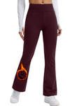 Yappo Women's Fleece Lined Bootcut Yoga Pants, High Waisted 4-Way Stretch Work Pants with 4 Pockets, 29" Inseam