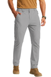 YAPPO Men's Lightweight Hiking Pants, Quick-Dry 4-Way Stretch Water-Resistant Outdoor Work Pants with 4 Pockets