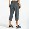 MASKERT Women's Capri Pants-Lightweight Quick Dry Cargo Hiking Capris Travel Casual Cropped Pants Zipper Pockets