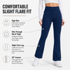 Yappo Women's Fleece Lined Bootcut Yoga Pants, High Waisted 4-Way Stretch Work Pants with 4 Pockets, 29" Inseam