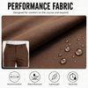 YAPPO Men's Stretch Dress Pants, Quick Dry Business Casual Slacks, Straight Fit for Office, Golf & Travel, 30" Inseam