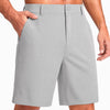 MASKERT Men Golf Shorts-7 Lightweight Casual Shorts Flat Front Hybrid Work Dress Short Quick Dry