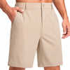 MASKERT Men Golf Shorts-7 Lightweight Casual Shorts Flat Front Hybrid Work Dress Short Quick Dry