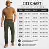 YAPPO Men's Lightweight Hiking Pants, Quick-Dry 4-Way Stretch Water-Resistant Outdoor Work Pants with 4 Pockets