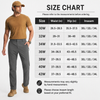 YAPPO Men's Lightweight Hiking Pants, Quick-Dry 4-Way Stretch Water-Resistant Outdoor Work Pants with 4 Pockets
