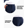 MASKERT Men's Dress Pants-Classic Fit Flat Front Work Dress Pants 29" Stretch Casual Pants Lightweight with Pockets