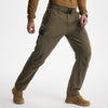 MASKERT Mens Hiking Pants Lightweight Cargo Pants Quick Dry Water Resistant Stretchy Straight Leg Travel Pant - Brown - 34W*30L