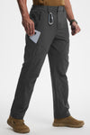 MASKERT Mens Hiking Pants Lightweight Cargo Pants Quick Dry Water Resistant Stretchy Straight Leg Travel Pant