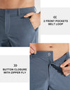 MASKERT Mens Golf Pants-Stretch Work Dress Pants Quick Dry Lightweight Casual Comfy Trousers with Pockets