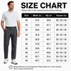 YAPPO Men's Stretch Dress Pants, Quick Dry Business Casual Slacks, Straight Fit for Office, Golf & Travel, 30" Inseam