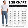 YAPPO Men's Stretch Dress Pants, Quick Dry Business Casual Slacks, Straight Fit for Office, Golf & Travel, 30" Inseam