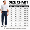 YAPPO Men's Stretch Dress Pants, Quick Dry Business Casual Slacks, Straight Fit for Office, Golf & Travel, 30" Inseam