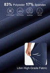 MASKERT Men's Casual Pants Joggers – Lightweight,3 Pockets,Slim Fit,Soft & Stretchy Tapered Business Dress Trousers