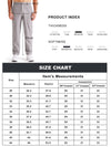 MASKERT Men's Dress Pants-Classic Fit Flat Front Work Dress Pants 29" Stretch Casual Pants Lightweight with Pockets