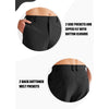 MASKERT Men's Dress Pants-Classic Fit Flat Front Work Dress Pants 29" Stretch Casual Pants Lightweight with Pockets