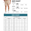 MASKERT Men Golf Shorts-7 Lightweight Casual Shorts Flat Front Hybrid Work Dress Short Quick Dry