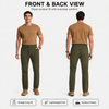 YAPPO Men's Lightweight Hiking Pants, Quick-Dry 4-Way Stretch Water-Resistant Outdoor Work Pants with 4 Pockets