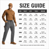 YAPPO Men's Work Pants, Water-Resistant Stretch Hiking Cargo Pants with 9 Pockets - Grey - image 5