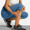 MASKERT Women's Capri Pants-Lightweight Quick Dry Cargo Hiking Capris Travel Casual Cropped Pants Zipper Pockets