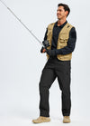 Feekit Men's Cargo Work Pants, Water-Resistant Ripstop with 7 Pockets