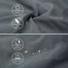 MASKERT Women's Capri Pants-Lightweight Quick Dry Cargo Hiking Capris Travel Casual Cropped Pants Zipper Pockets