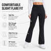 Yappo Women's Fleece Lined Bootcut Yoga Pants, High Waisted 4-Way Stretch Work Pants with 4 Pockets, 29" Inseam