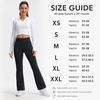 Yappo Women's Fleece Lined Bootcut Yoga Pants, High Waisted 4-Way Stretch Work Pants with 4 Pockets, 29" Inseam