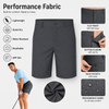 YAPPO Men's Golf Shorts 7"/9" Lightweight Quick Dry Stretch Dress Shorts, Water Resistant Flat Front Casual Work Shorts with 4 Pockets