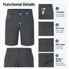 YAPPO Men's Golf Shorts 7"/9" Lightweight Quick Dry Stretch Dress Shorts, Water Resistant Flat Front Casual Work Shorts with 4 Pockets