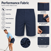 YAPPO Men's Golf Shorts 7"/9" Lightweight Quick Dry Stretch Dress Shorts, Water Resistant Flat Front Casual Work Shorts with 4 Pockets