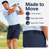YAPPO Men's Golf Shorts 7"/9" Lightweight Quick Dry Stretch Dress Shorts, Water Resistant Flat Front Casual Work Shorts with 4 Pockets