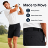 YAPPO Men's Golf Shorts 7"/9" Lightweight Quick Dry Stretch Dress Shorts, Water Resistant Flat Front Casual Work Shorts with 4 Pockets