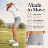 YAPPO Men's Golf Shorts 7"/9" Lightweight Quick Dry Stretch Dress Shorts, Water Resistant Flat Front Casual Work Shorts with 4 Pockets