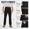 MASKERT Mens Hiking Pants Lightweight Cargo Pants Quick Dry Water Resistant Stretchy Straight Leg Travel Pant