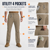 MASKERT Mens Hiking Pants Lightweight Cargo Pants Quick Dry Water Resistant Stretchy Straight Leg Travel Pant