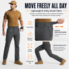 MASKERT Mens Hiking Pants Lightweight Cargo Pants Quick Dry Water Resistant Stretchy Straight Leg Travel Pant