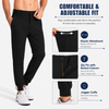 MASKERT Men's Casual Pants Joggers – Lightweight,3 Pockets,Slim Fit,Soft & Stretchy Tapered Business Dress Trousers