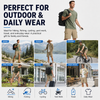 MASKERT Men's Hiking Cargo Shorts with Pockets Work Shorts | 9 Inch, Elastic Waistband, Water Resistant, Sun Protection, Quick Dry, Travel, Casual, Fishing