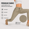 MASKERT Women's Cargo Pants Lightweight-Quick Dry Hiking Pants Athletic Lounge Casual Travel（Size XS-XXXL）